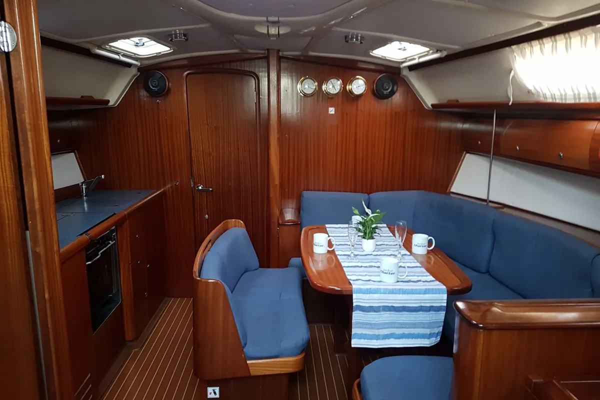 Azzurro, a Bavaria 41 sailboat at Punat, Croatia