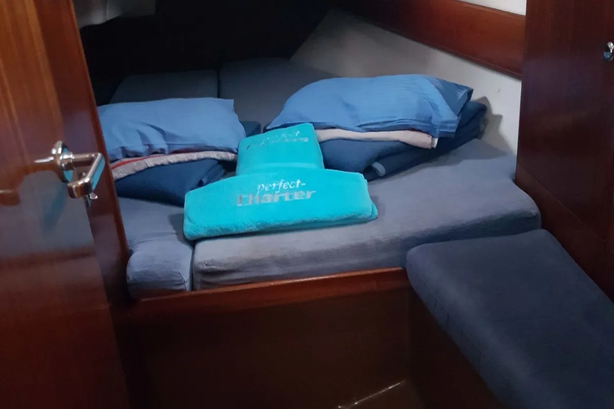 Azzurro, a Bavaria 41 sailboat at Punat, Croatia