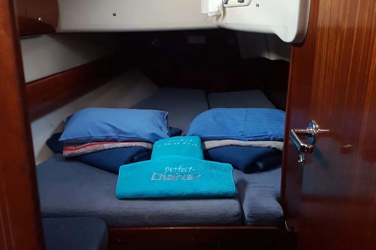 Azzurro, a Bavaria 41 sailboat at Punat, Croatia