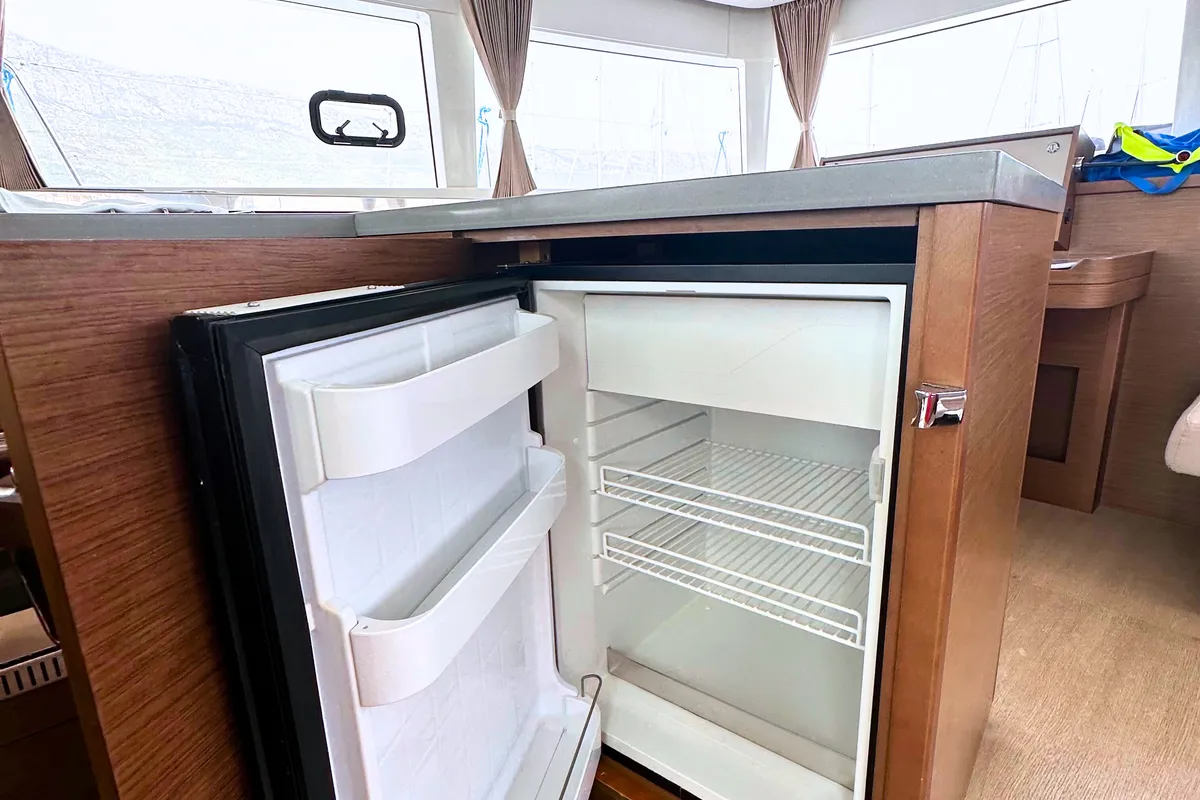 Galley of Hanna 1, a Lagoon 450 S catamaran at Grad Kaštela, Croatia