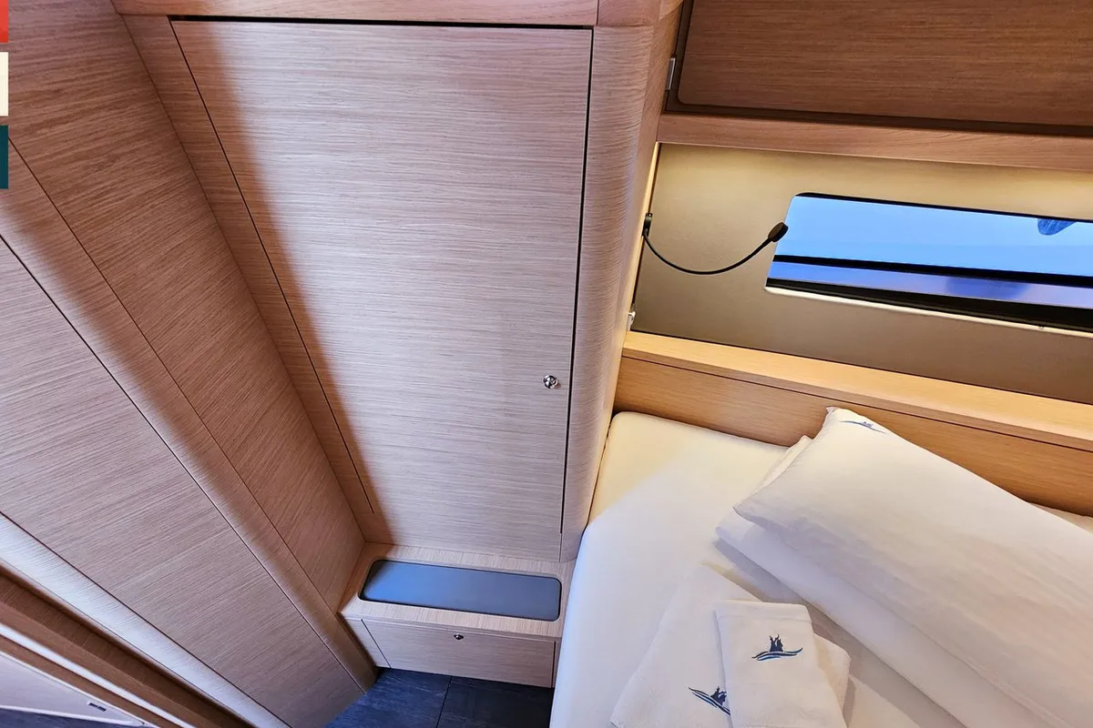 Cabin on Ava, a Dufour 41 sailboat at Općina Rogoznica, Croatia