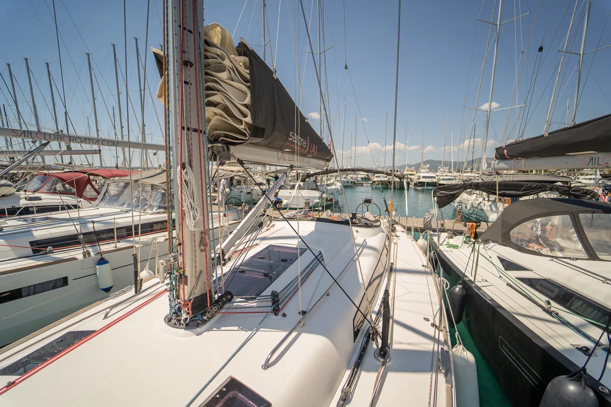 Calanthe, a AD Boats Salona 44 sailboat at Kaštela, Croatia