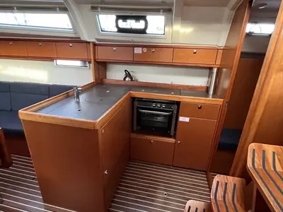 Galley of Amalia, a Bavaria Cruiser 37 sailboat at Općina Sukošan, Croatia