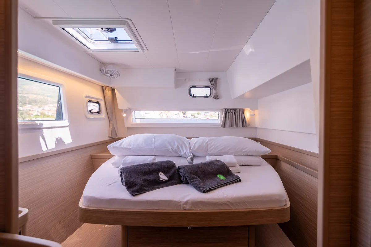 Cabin on Sophie, a Lagoon 42 OW catamaran at Grad Kaštela, Croatia