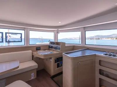 Salon of Sophie, a Lagoon 42 OW catamaran at Grad Kaštela, Croatia
