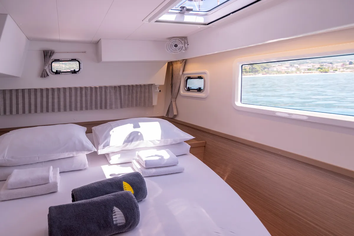 Cabin on Sophie, a Lagoon 42 OW catamaran at Grad Kaštela, Croatia
