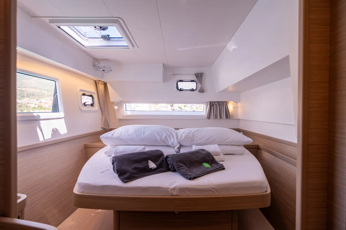 Cabin on Sophie, a Lagoon 42 OW catamaran at Grad Kaštela, Croatia