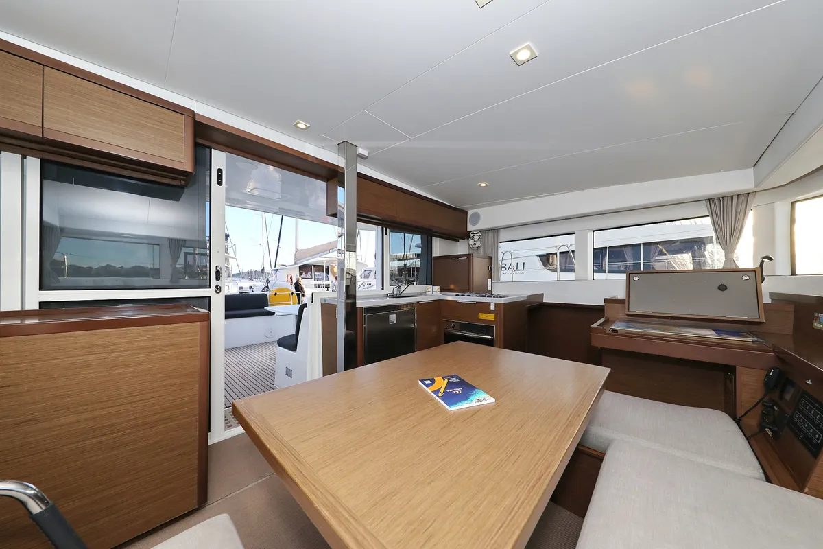 Salon of Mars, a Lagoon 40 catamaran at Grad Vodice, Croatia