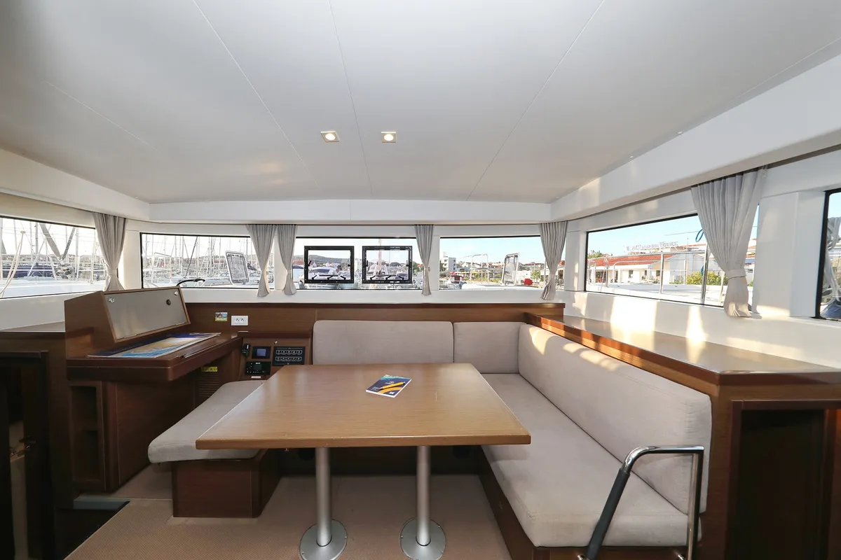 Salon of Mars, a Lagoon 40 catamaran at Grad Vodice, Croatia