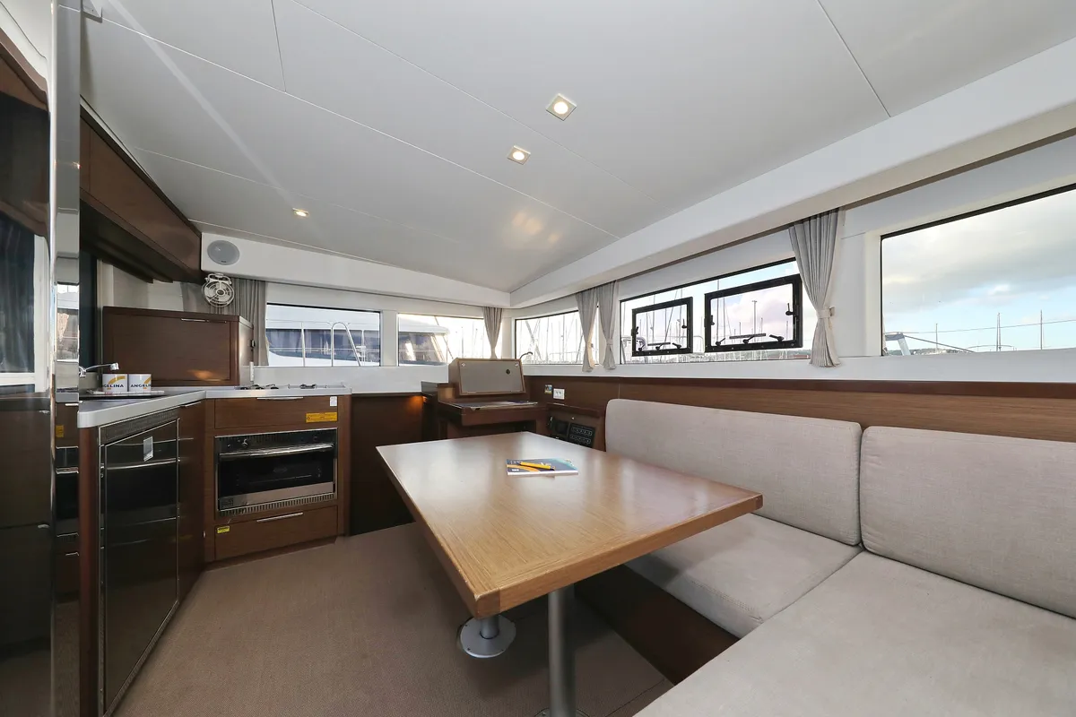 Salon of Mars, a Lagoon 40 catamaran at Grad Vodice, Croatia