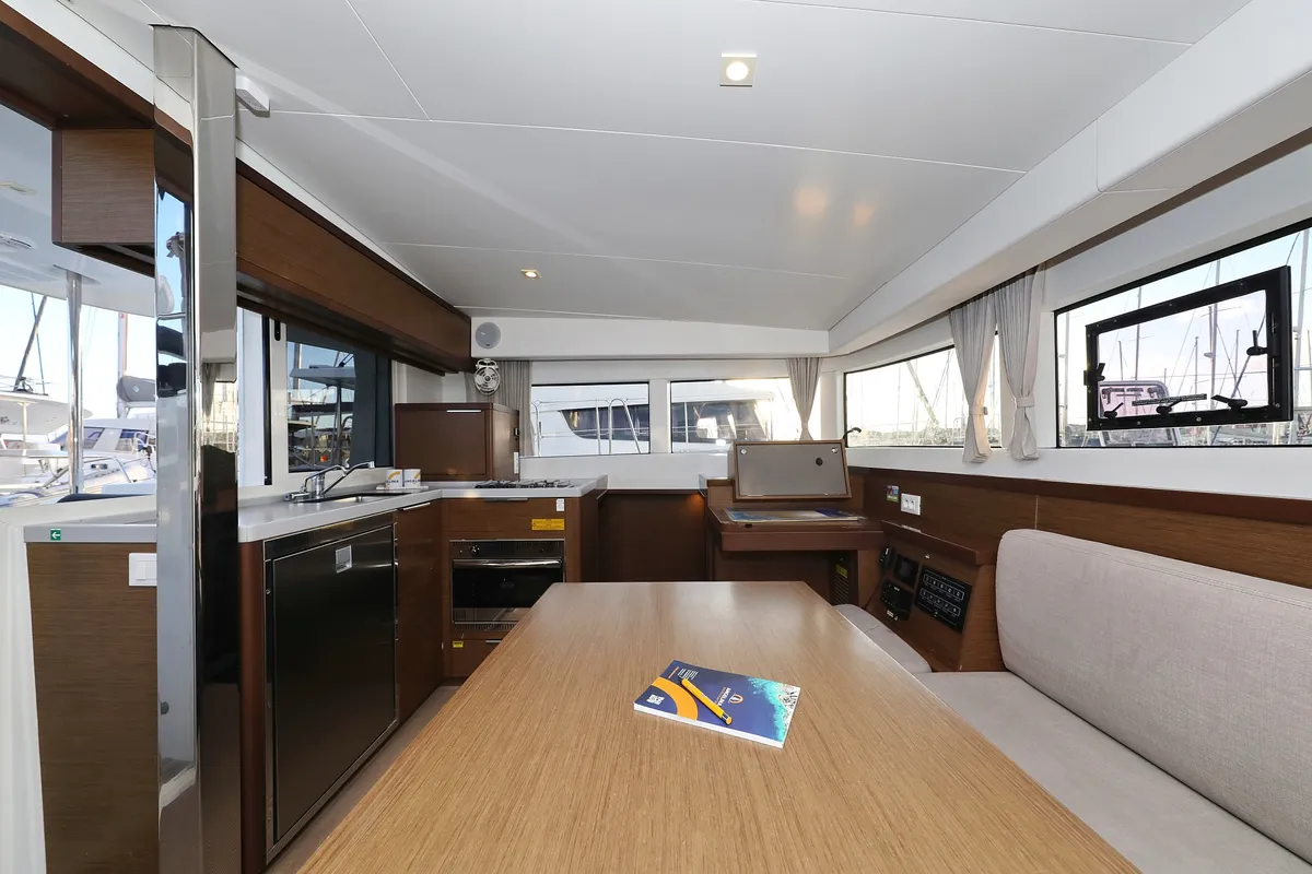 Salon of Mars, a Lagoon 40 catamaran at Grad Vodice, Croatia