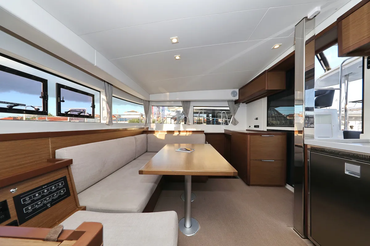 Salon of Mars, a Lagoon 40 catamaran at Grad Vodice, Croatia