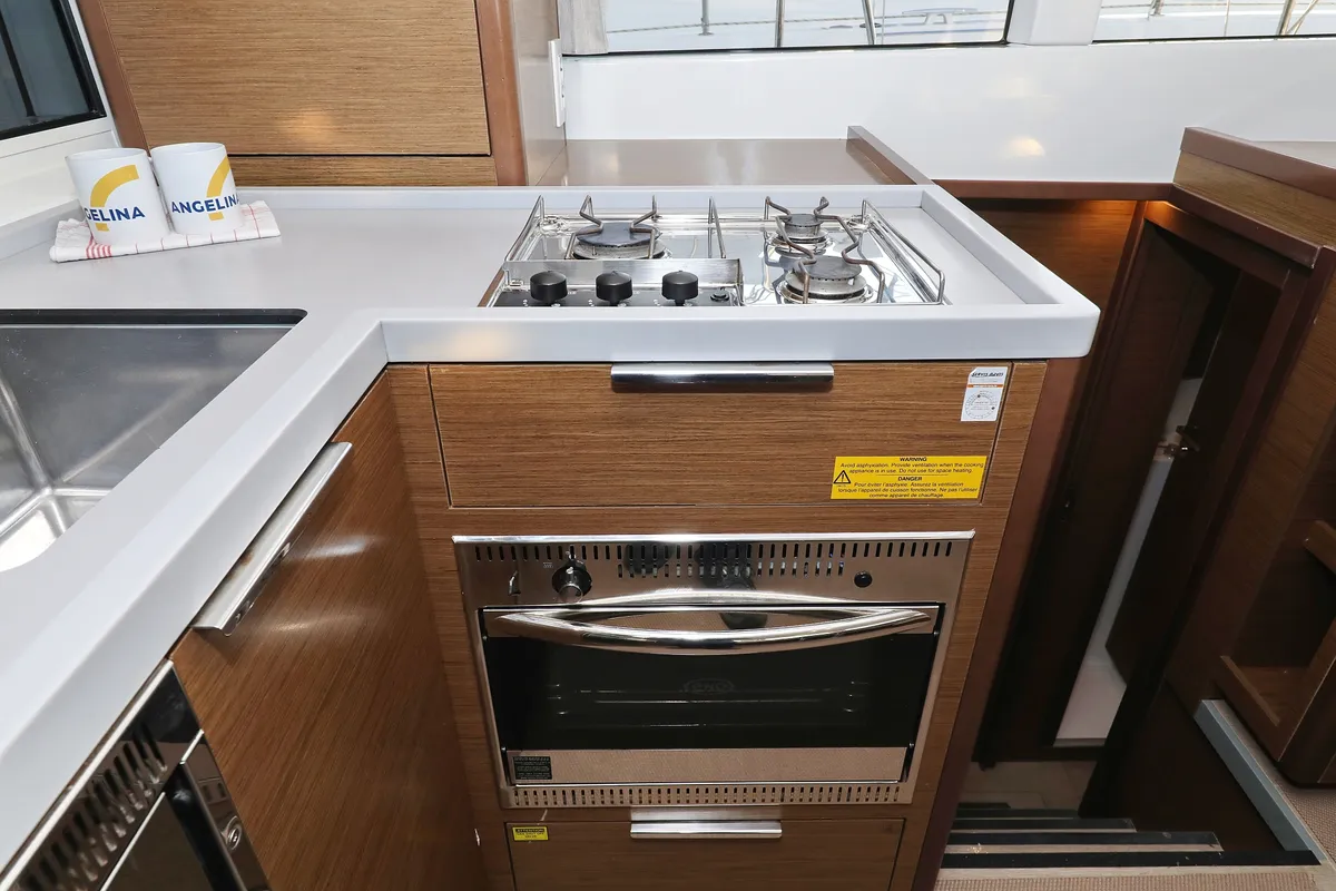 Galley of Mars, a Lagoon 40 catamaran at Grad Vodice, Croatia