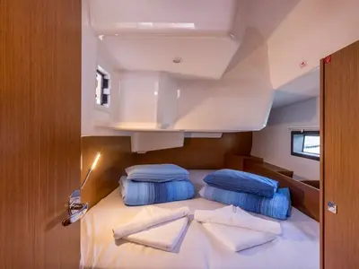 Cabin on MARIJANA, a Bavaria C42 sailboat at Split, Croatia