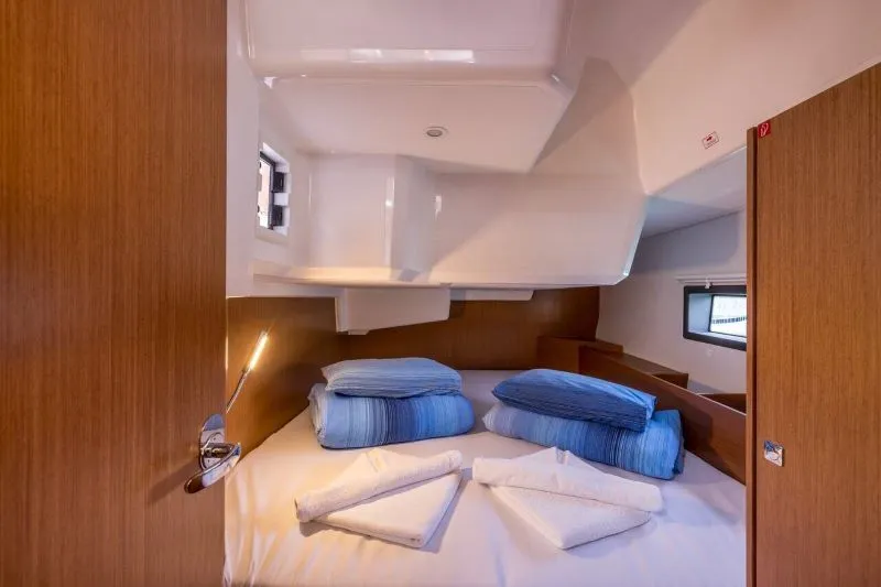Cabin on MARIJANA, a Bavaria C42 sailboat at Split, Croatia