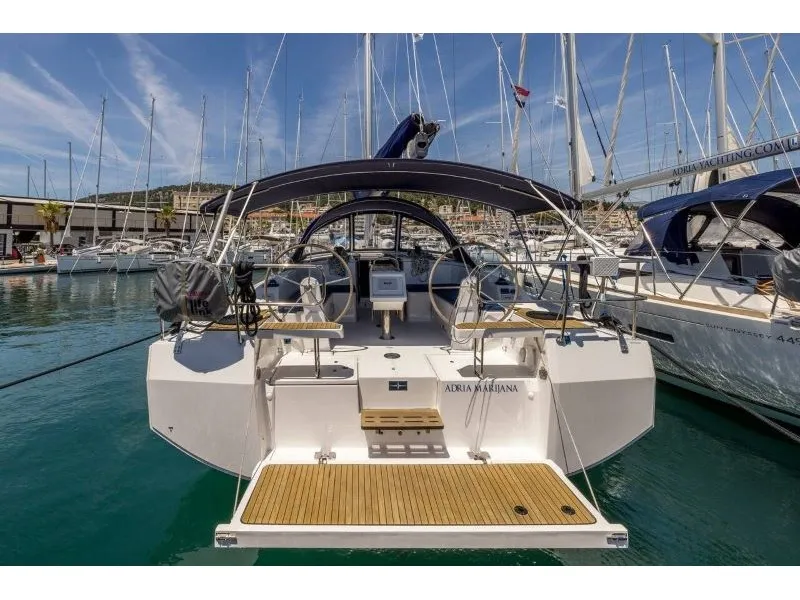 Exterior view of MARIJANA, a Bavaria C42 sailboat at Split, Croatia