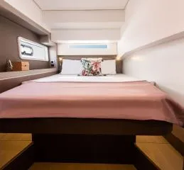 Cabin on Kebifor, a Bali 4.2 catamaran at Palairos, Greece