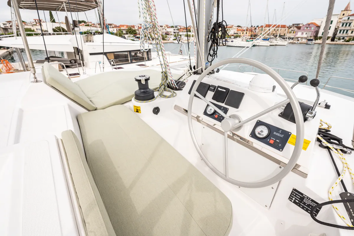 Melody of Love, a Bali 4.2 catamaran at Pirovac, Croatia