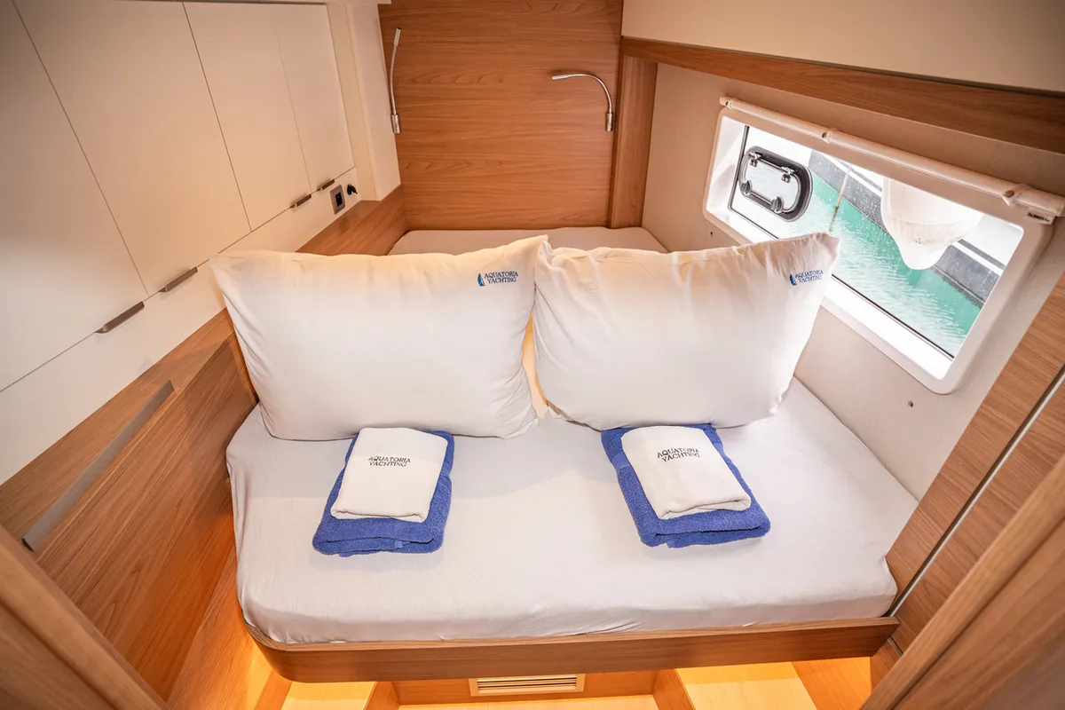 Melody of Love, a Bali 4.2 catamaran at Pirovac, Croatia