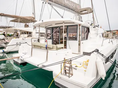 Melody of Love, a Bali 4.2 catamaran at Pirovac, Croatia