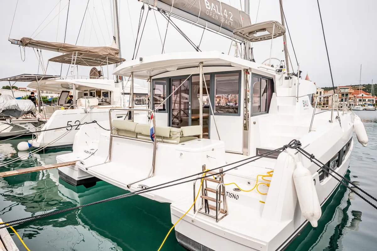 Melody of Love, a Bali 4.2 catamaran at Pirovac, Croatia