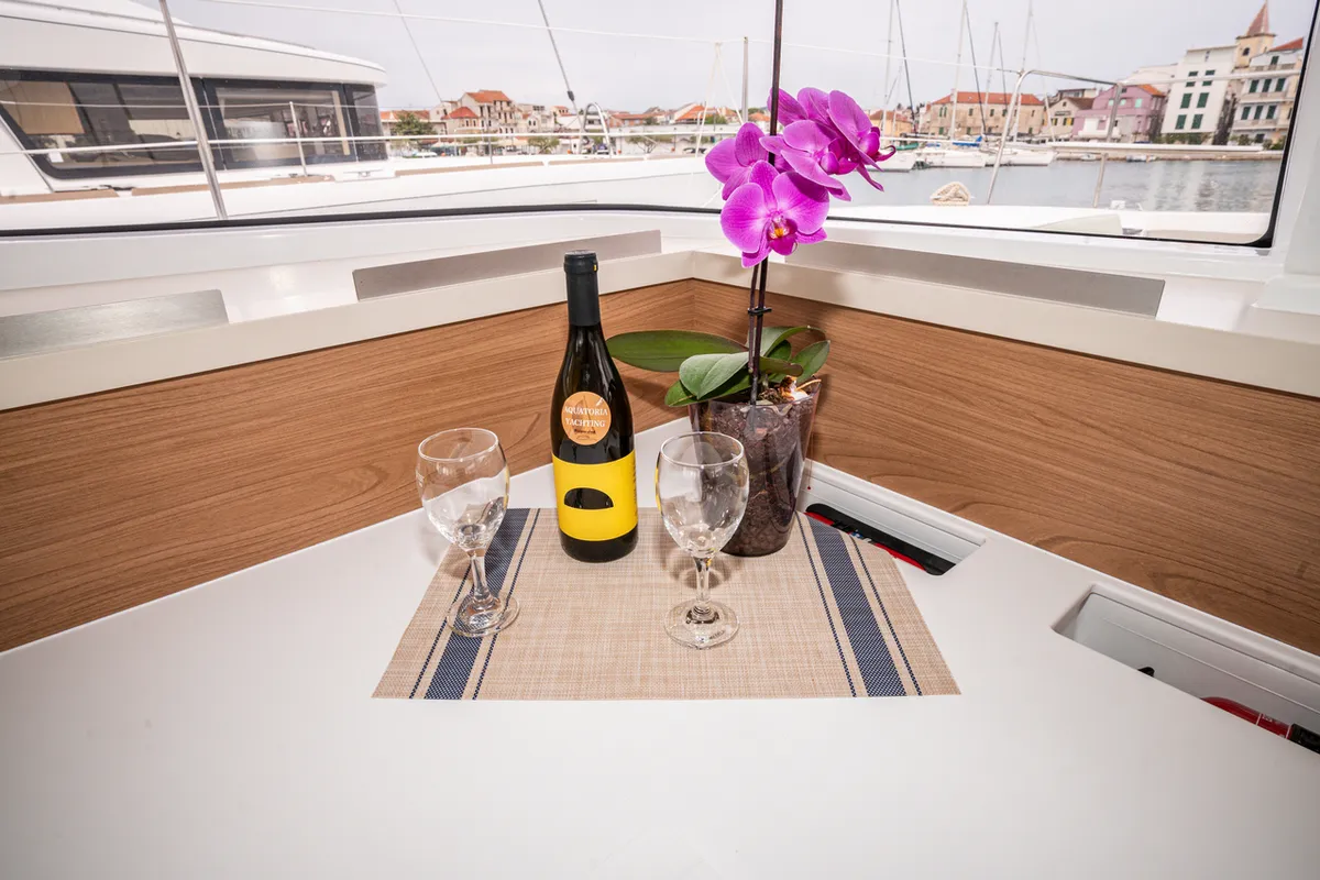 Melody of Love, a Bali 4.2 catamaran at Pirovac, Croatia
