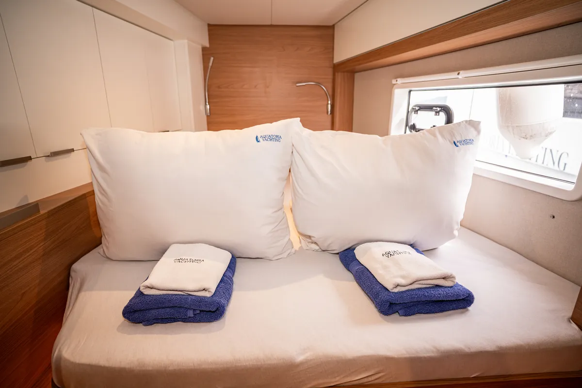 Melody of Love, a Bali 4.2 catamaran at Pirovac, Croatia