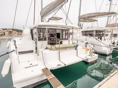 Melody of Love, a Bali 4.2 catamaran at Pirovac, Croatia
