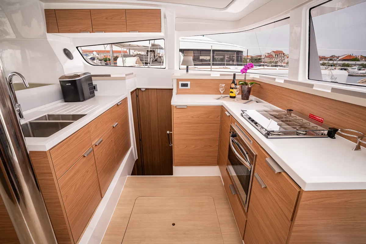 Melody of Love, a Bali 4.2 catamaran at Pirovac, Croatia