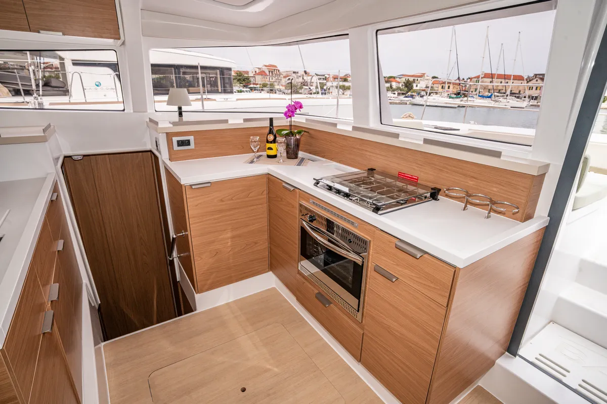 Melody of Love, a Bali 4.2 catamaran at Pirovac, Croatia