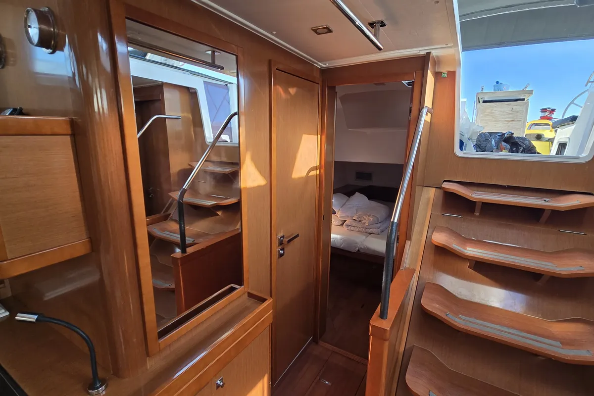 Esther, a Beneteau Oceanis 55 sailboat at Seget Donji, Croatia