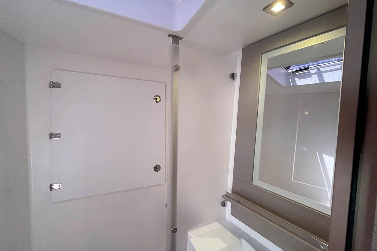 Head on Knotty Cat (Forever Young), a Fountaine Pajot Tanna 47 catamaran at Road Town, British Virgin Islands