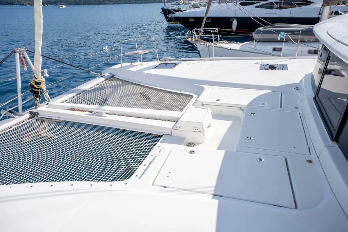 Adam, a Lagoon 46 catamaran at Marmaris, Turkey