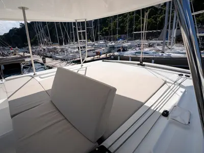Adam, a Lagoon 46 catamaran at Marmaris, Turkey