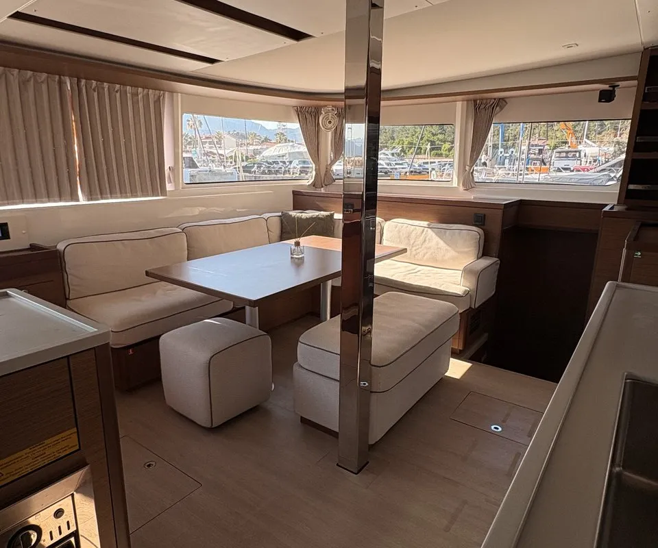 Adam, a Lagoon 46 catamaran at Marmaris, Turkey