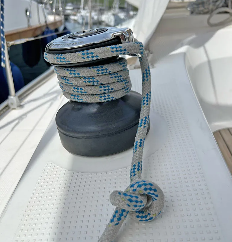 Pulenat, a Bavaria Cruiser 33 sailboat at Punat, Croatia