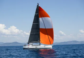 Exterior view of Ma Detox, a X-Yachts X4³ sailboat at Toulon, France