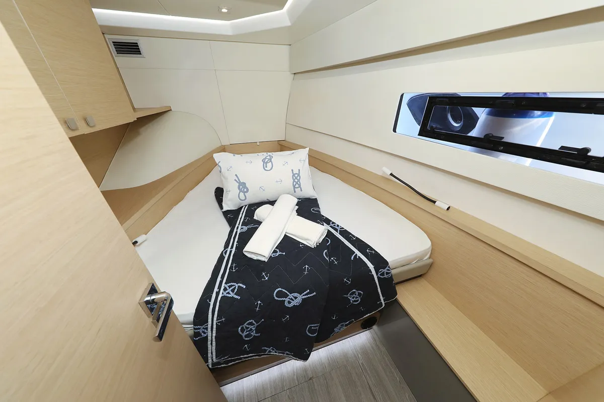 Head on Marketka, a Fountaine Pajot MY 37 catamaran at Grad Biograd na Moru, Croatia