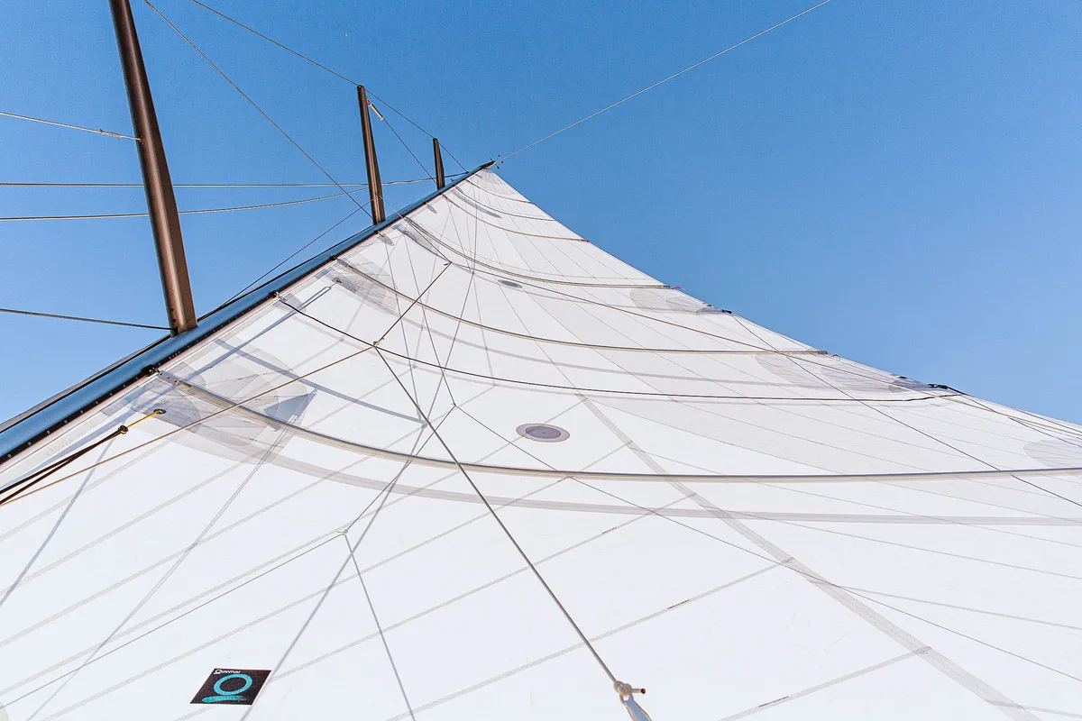 Exterior view of Sophia, a X-Yachts X4⁶ sailboat at Lavrion, Greece