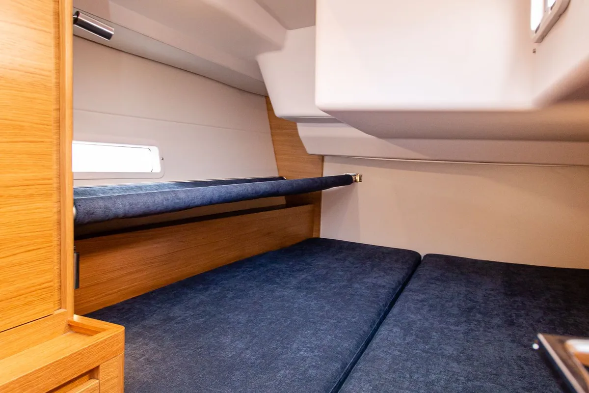 Cabin on Sophia, a X-Yachts X4⁶ sailboat at Lavrion, Greece