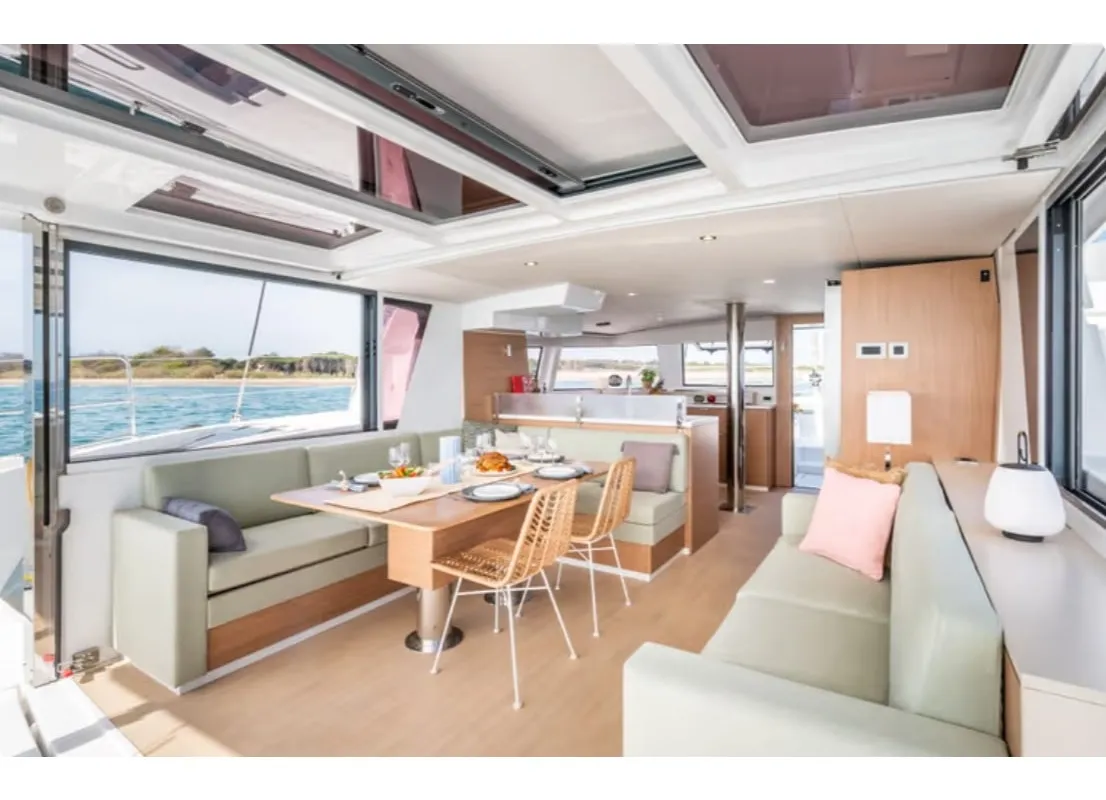 Salon of BRAND NEW 2026, a Bali 4.6 catamaran at Municipal Unit of Lefkada, Greece
