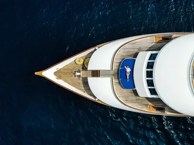 Deck of Honors Legacy, a Custom Made MY Honors Legacy motor yacht at Malé, Maldives