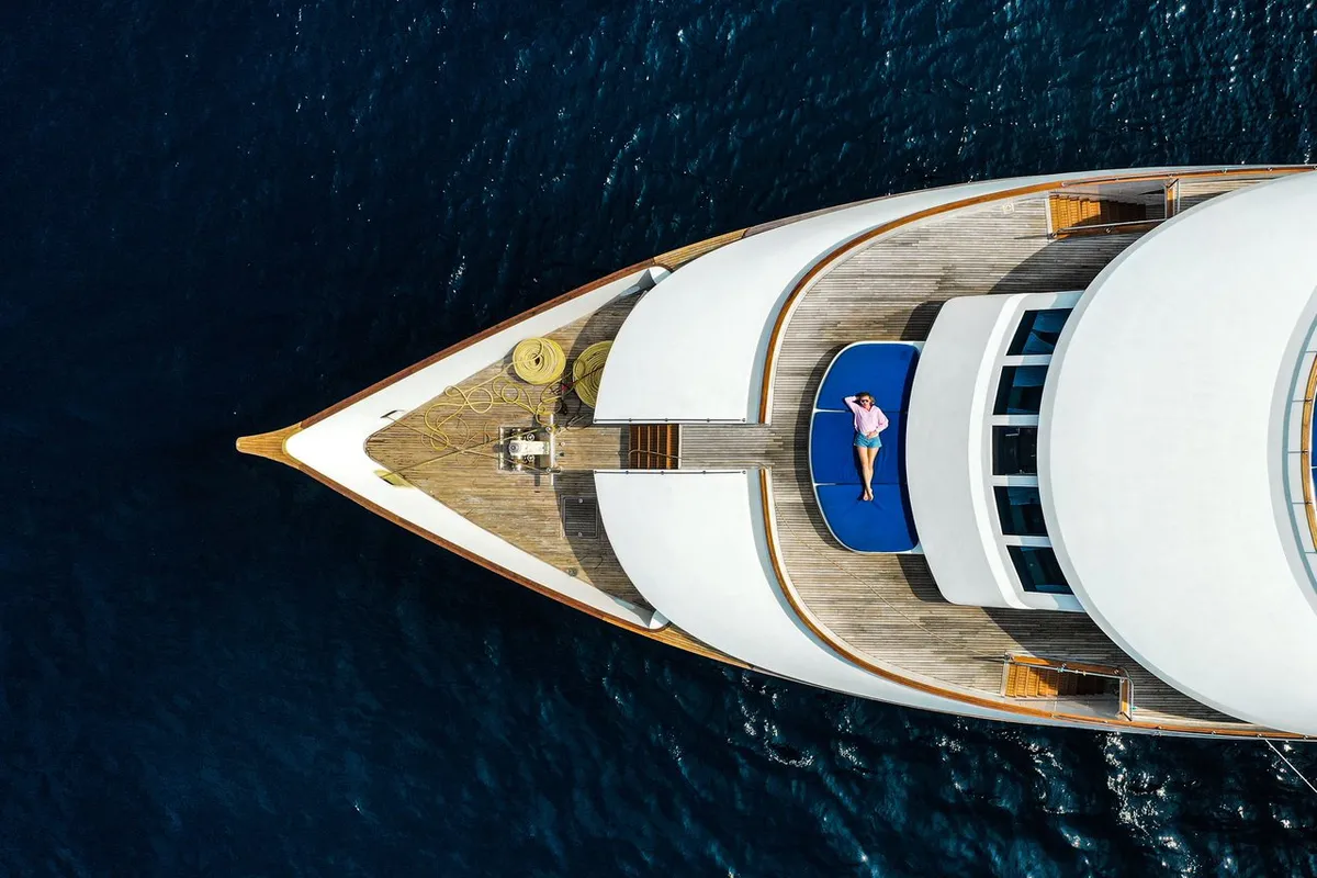 Deck of Honors Legacy, a Custom Made MY Honors Legacy motor yacht at Malé, Maldives