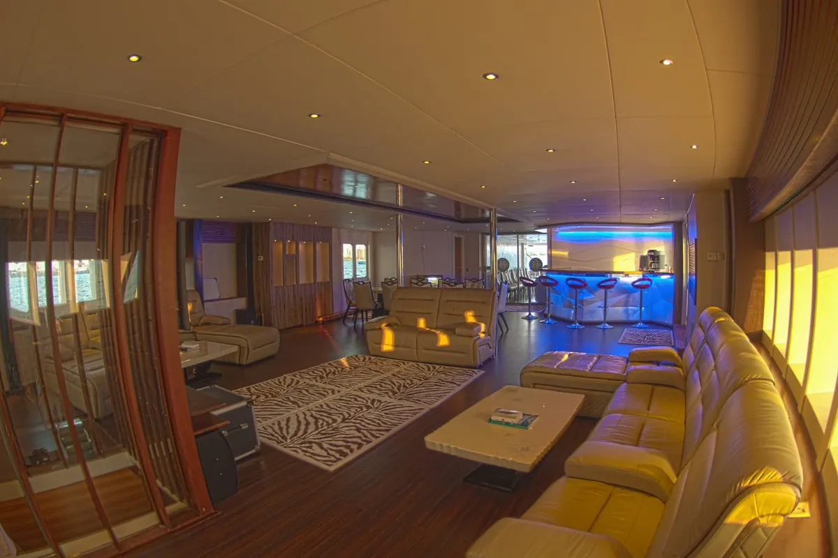 Salon of Honors Legacy, a Custom Made MY Honors Legacy motor yacht at Malé, Maldives