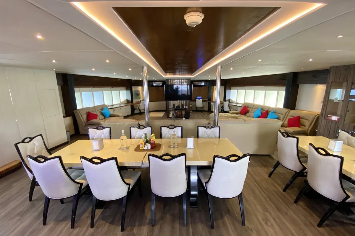 Salon of Honors Legacy, a Custom Made MY Honors Legacy motor yacht at Malé, Maldives