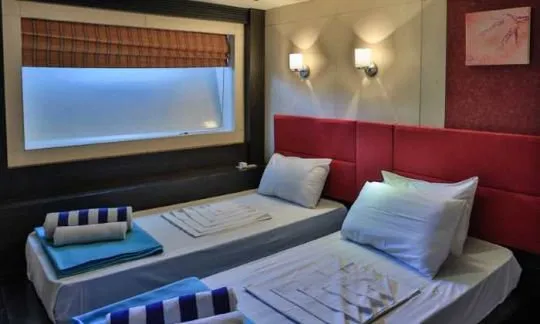 Cabin on Honors Legacy, a Custom Made MY Honors Legacy motor yacht at Malé, Maldives
