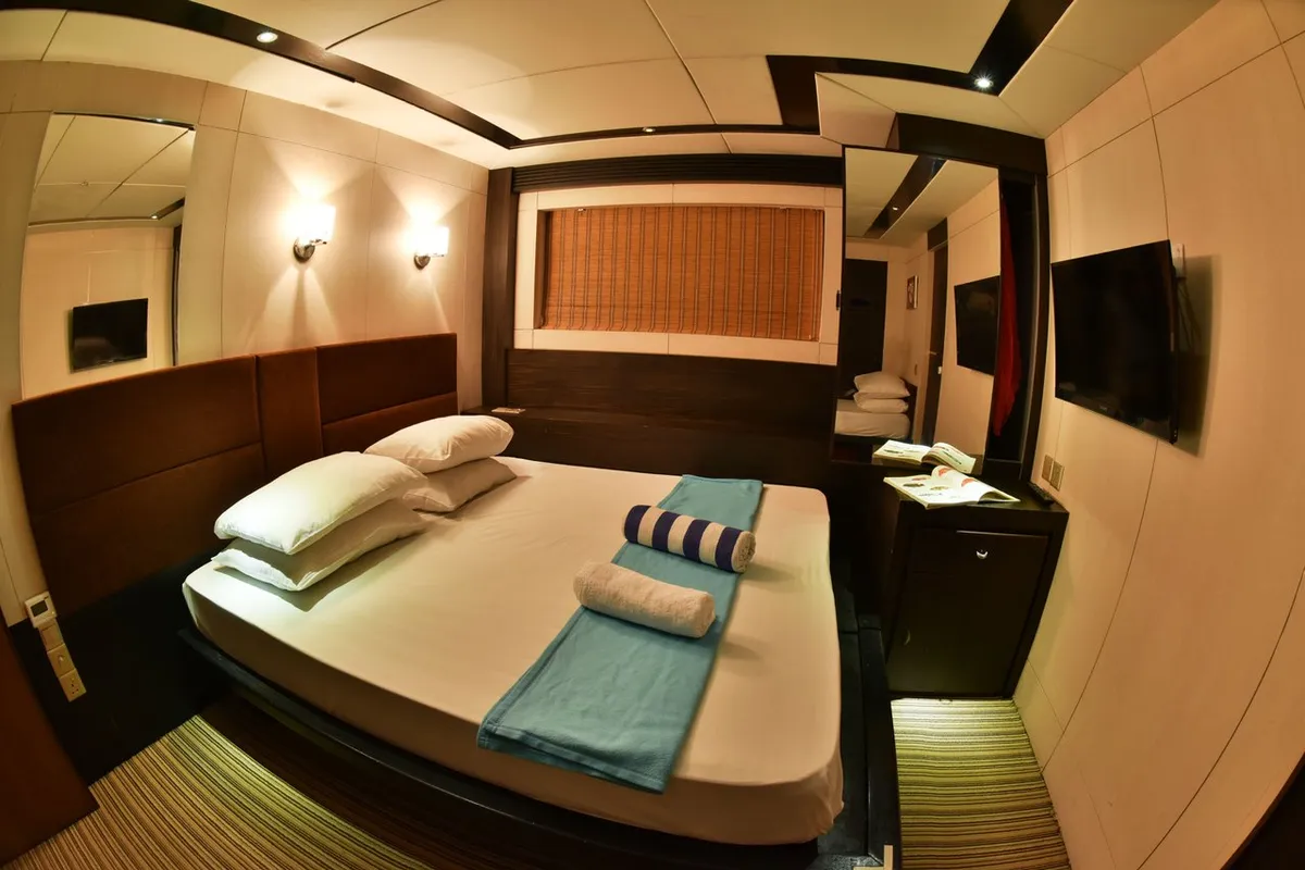 Cabin on Honors Legacy, a Custom Made MY Honors Legacy motor yacht at Malé, Maldives