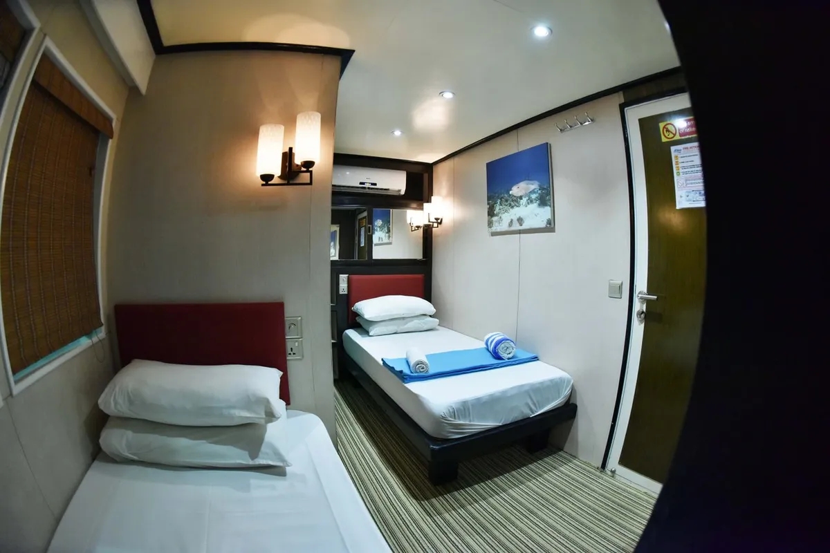 Cabin on Honors Legacy, a Custom Made MY Honors Legacy motor yacht at Malé, Maldives