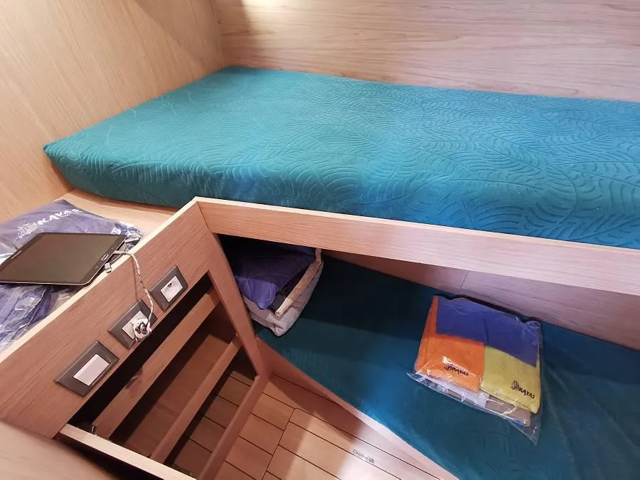 Cabin on Alexandros, a Beneteau Oceanis 51.1 sailboat at Municipal Unit of Lefkada, Greece