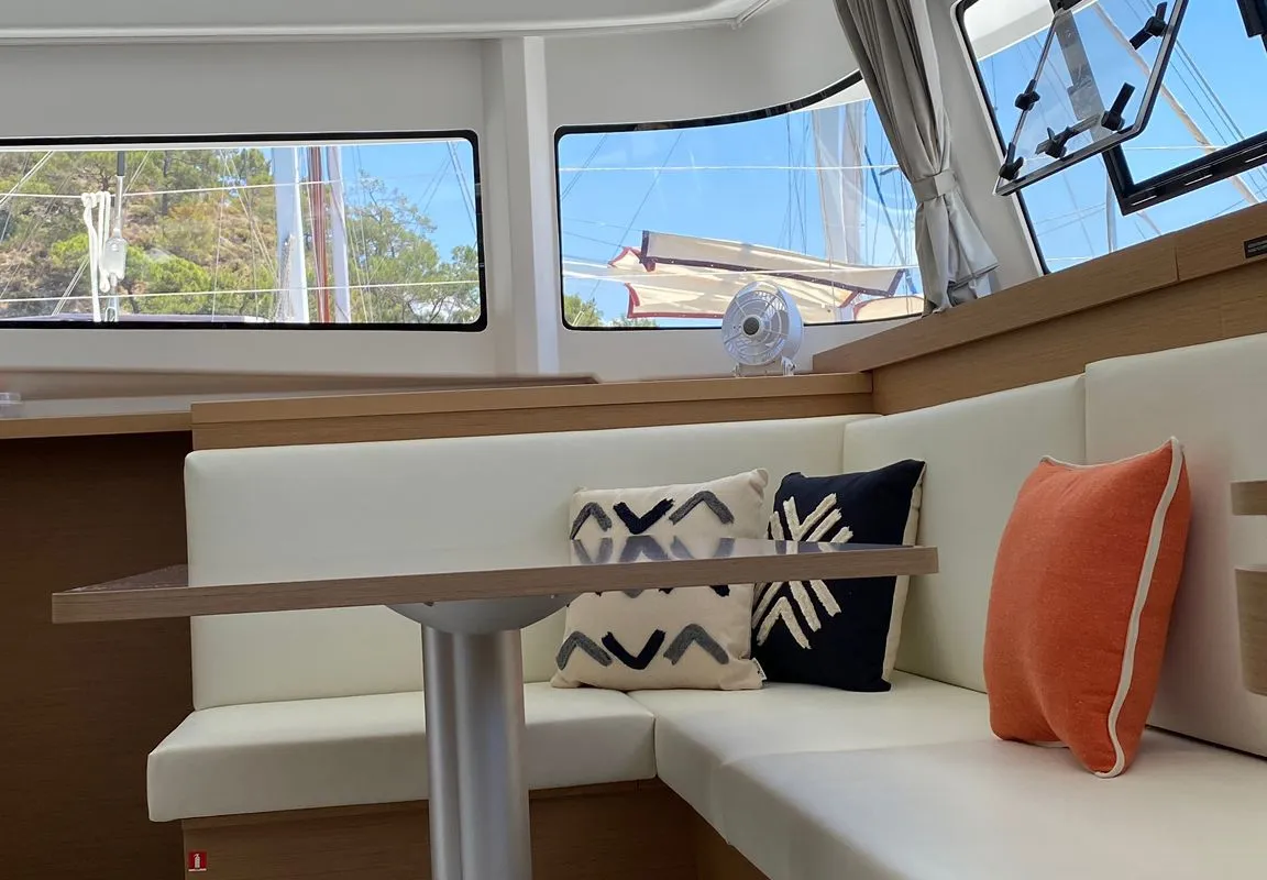 Carmelina, a Excess 11 catamaran at Marmaris, Turkey